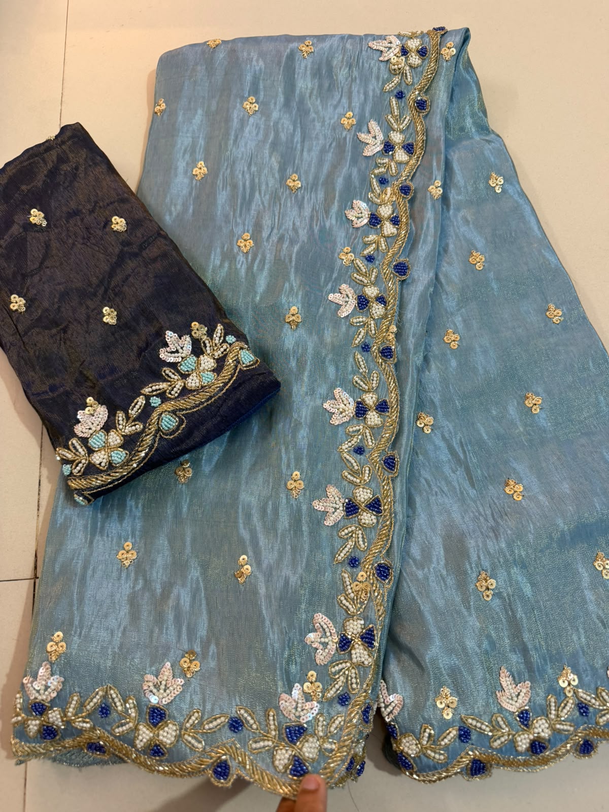 Tissue Body Saree