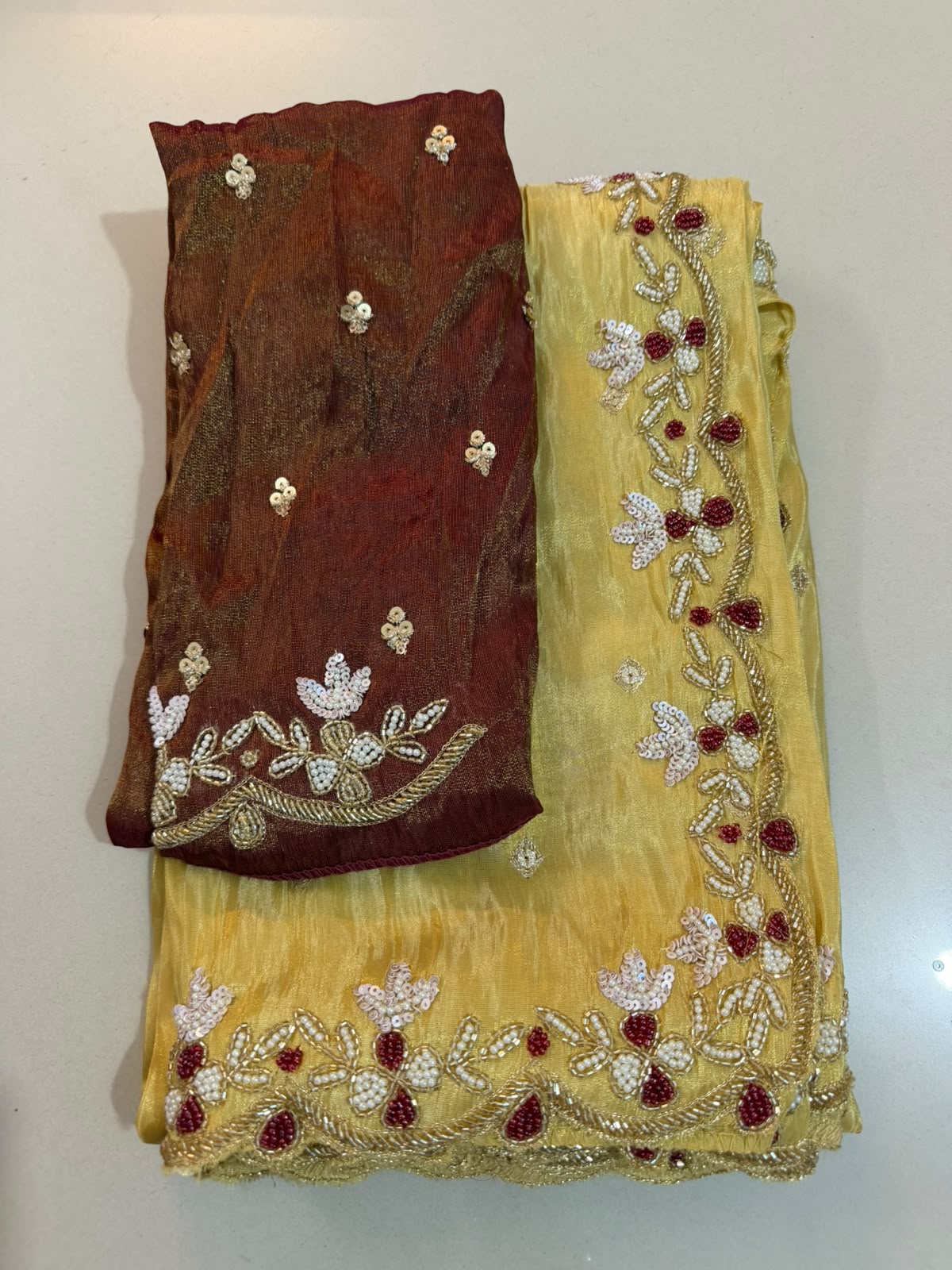 Tissue Body Saree