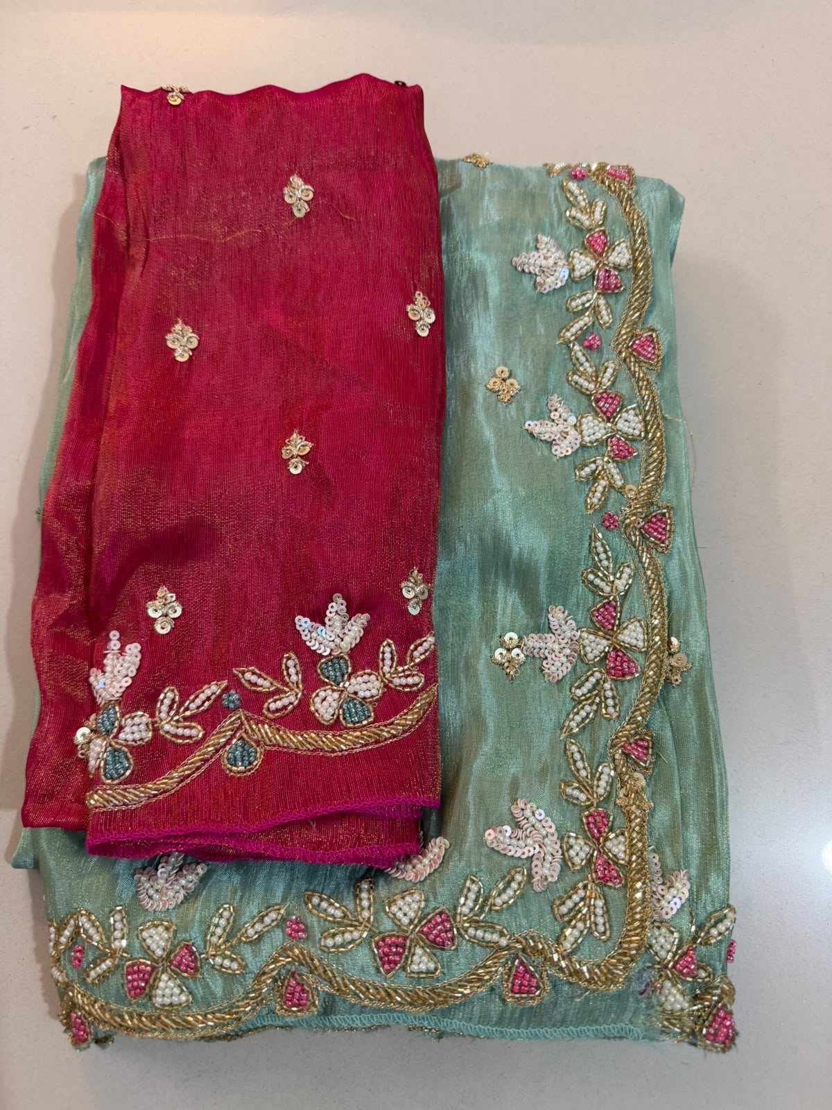 Tissue Body Saree