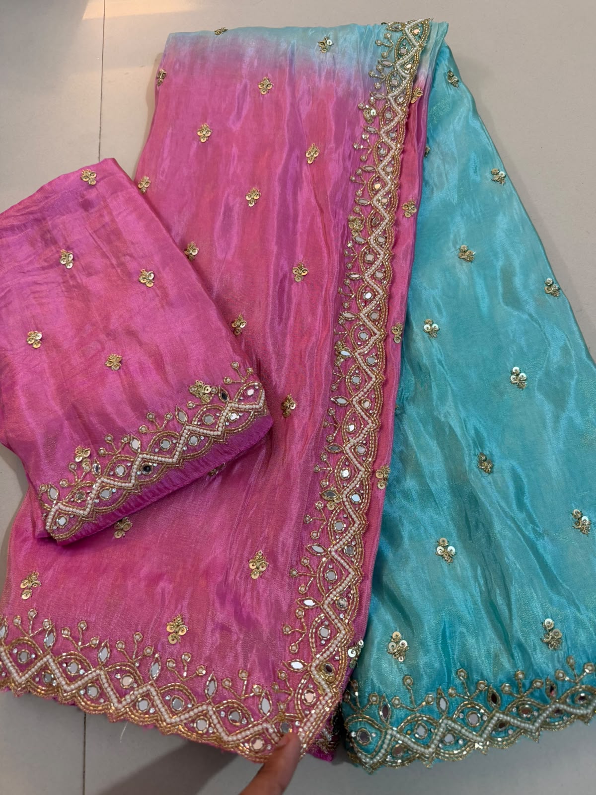 Tissue Body Saree