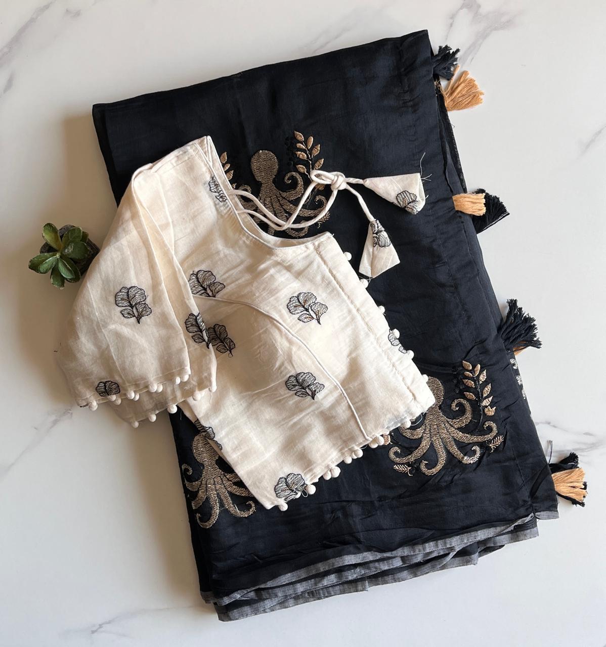 Octopus Printed Saree