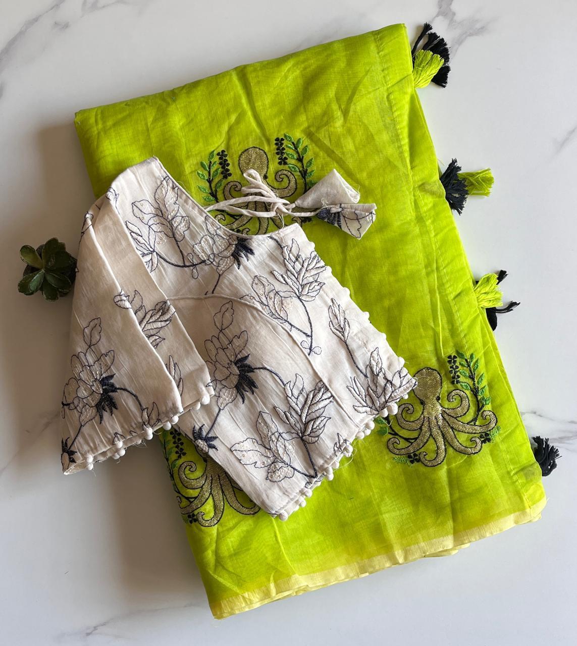 Octopus Printed Saree