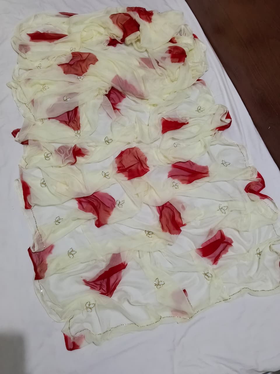 Leaf design saree