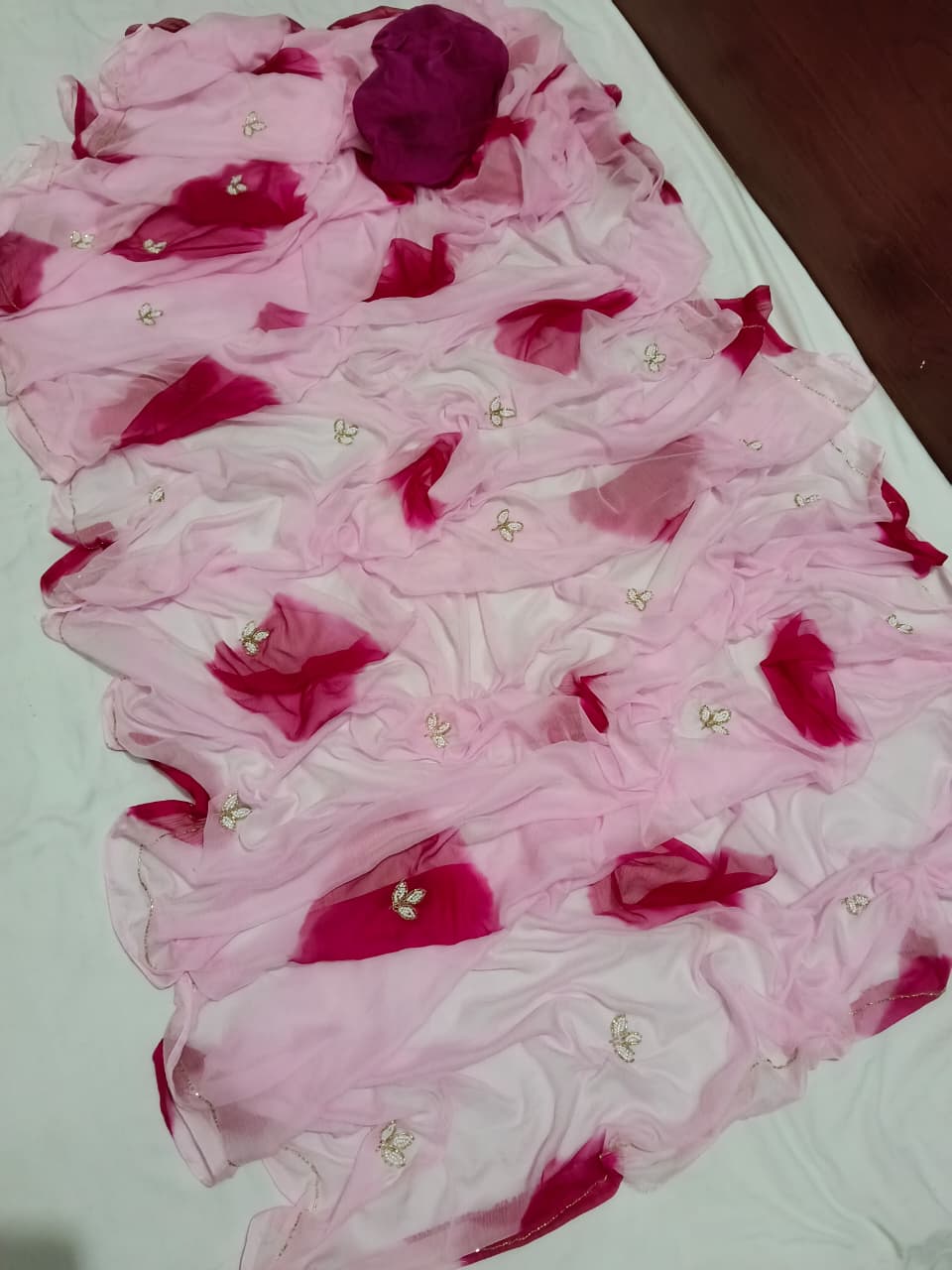 Leaf design saree