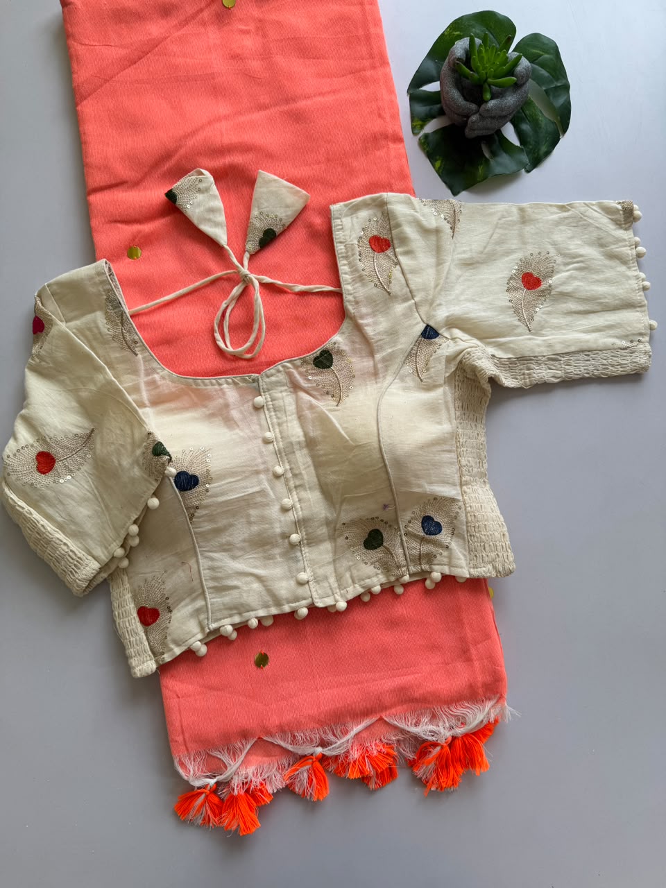 Khadi cotton Saree