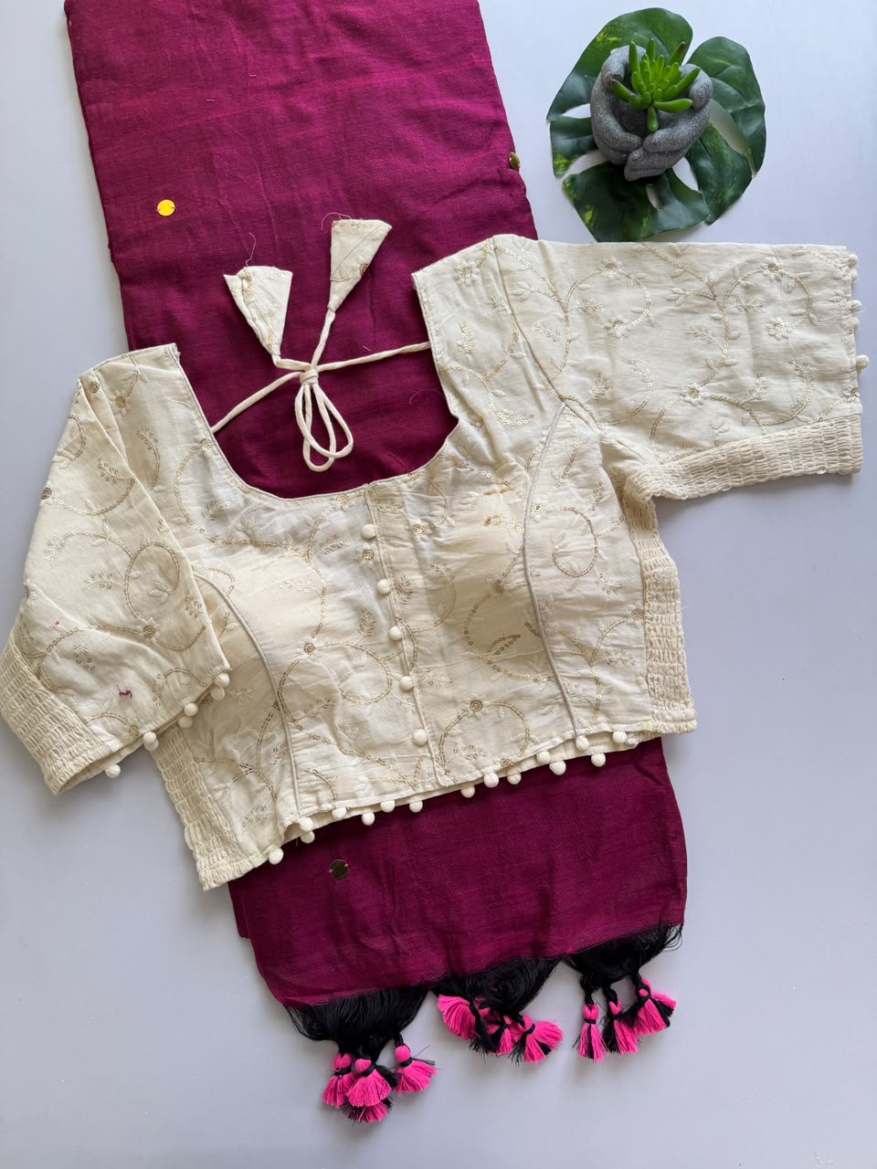 Khadi cotton Saree