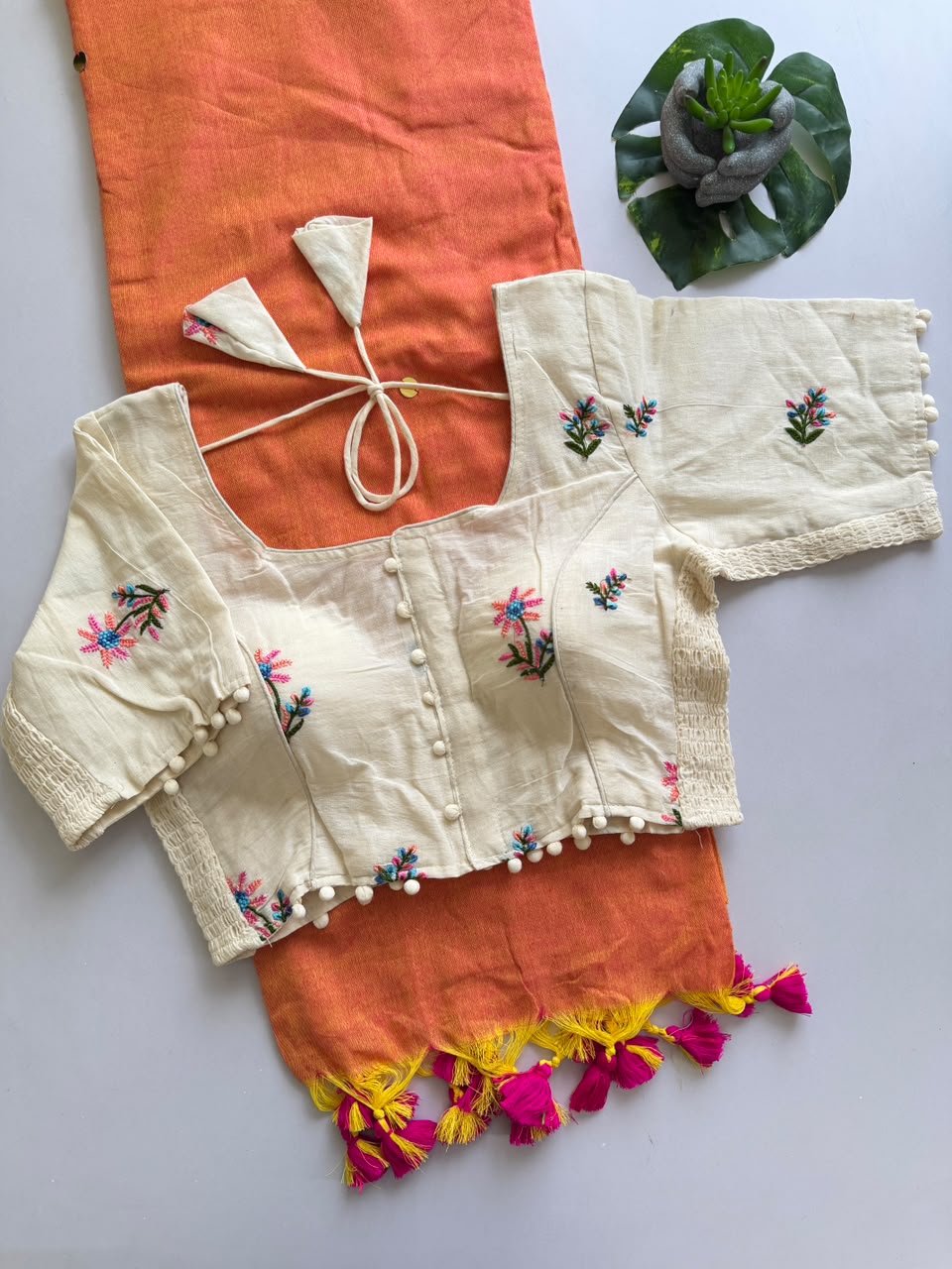 Khadi cotton Saree