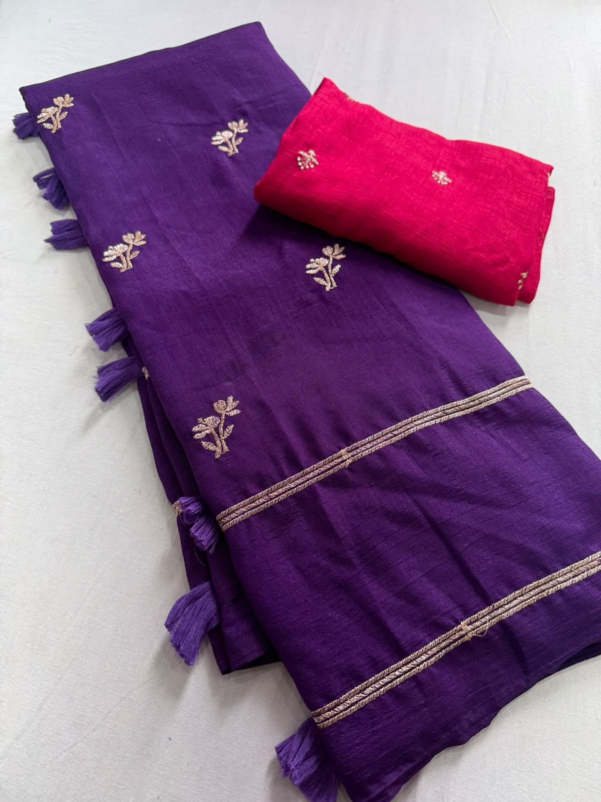 Floral Cottan Saree