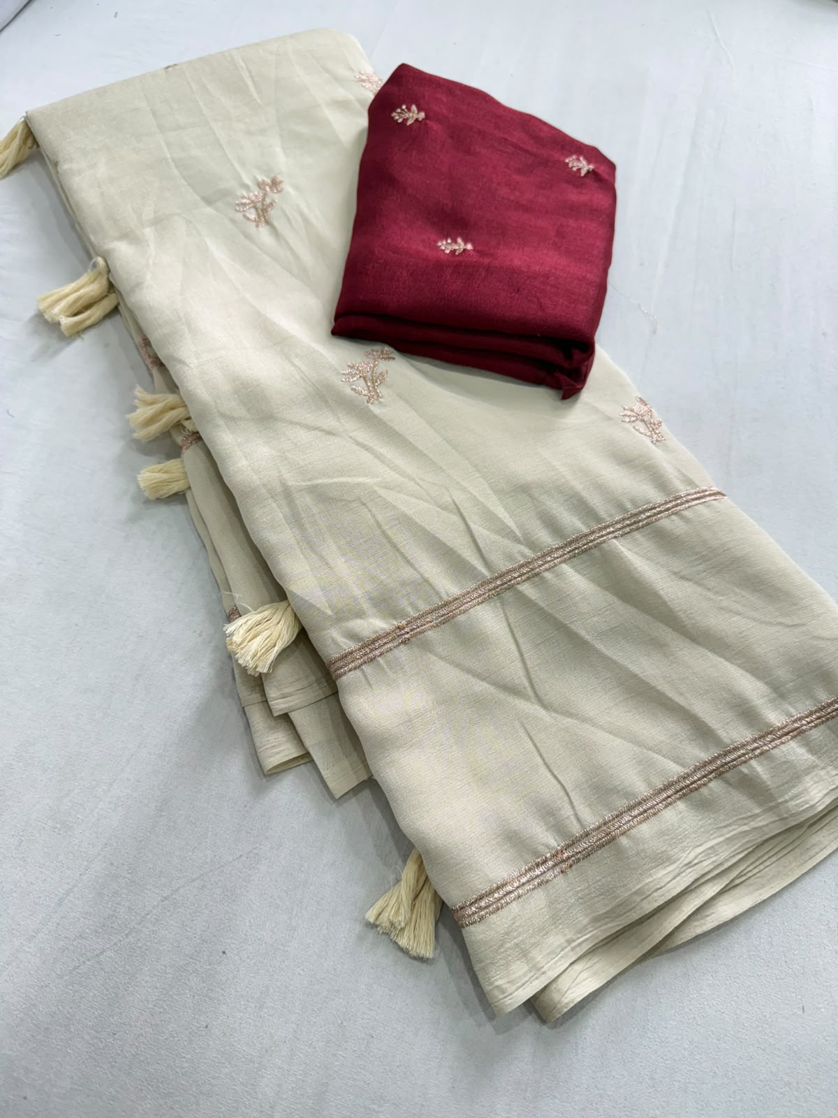Floral Cottan Saree