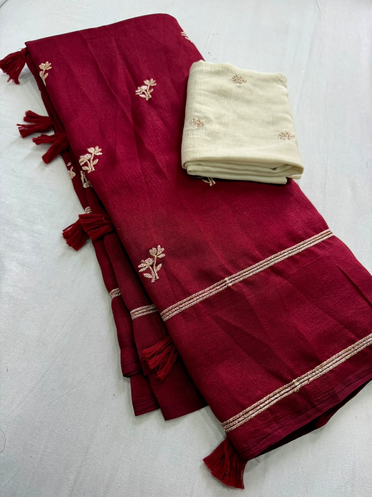 Floral Cottan Saree