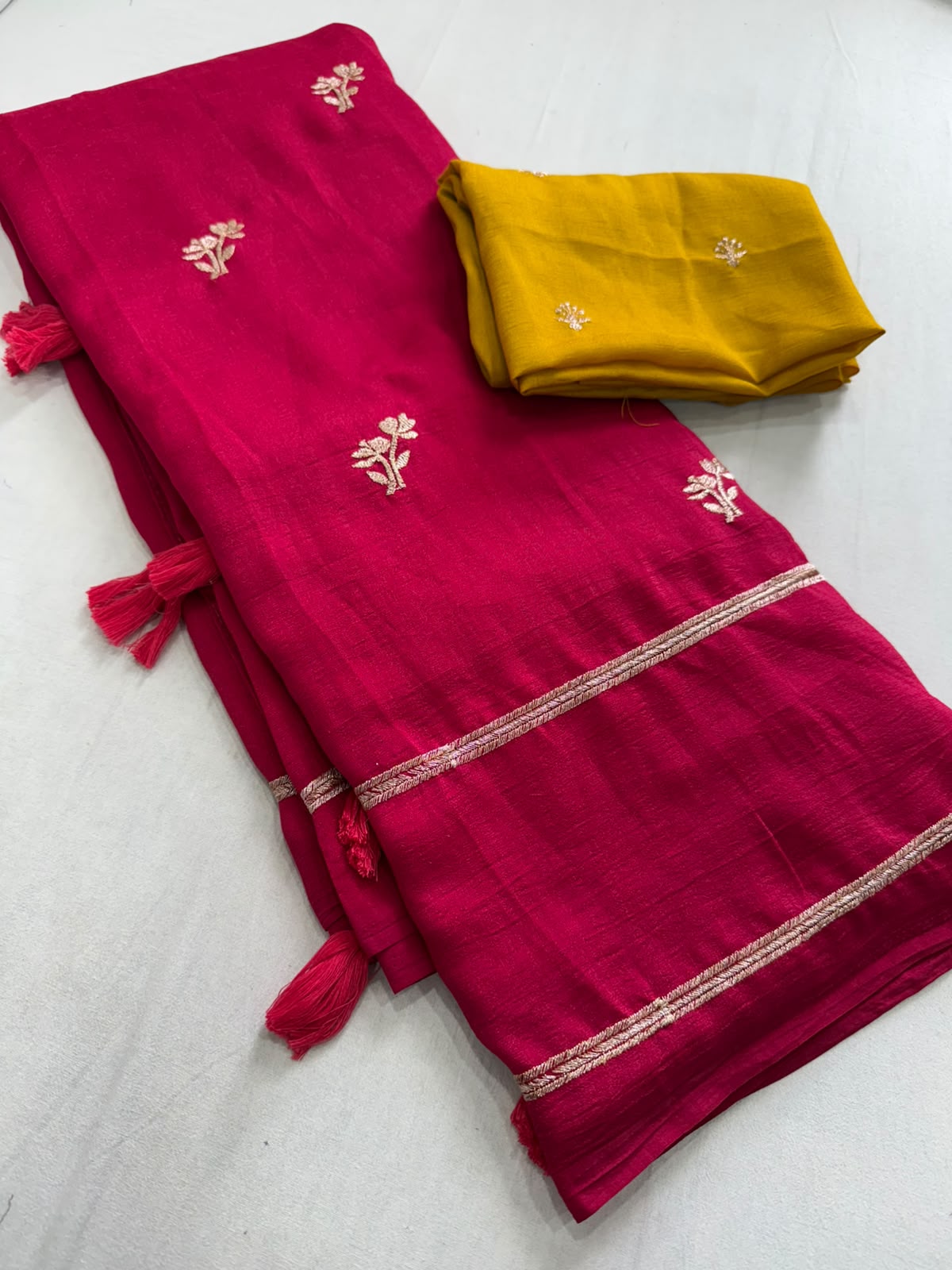Floral Cottan Saree