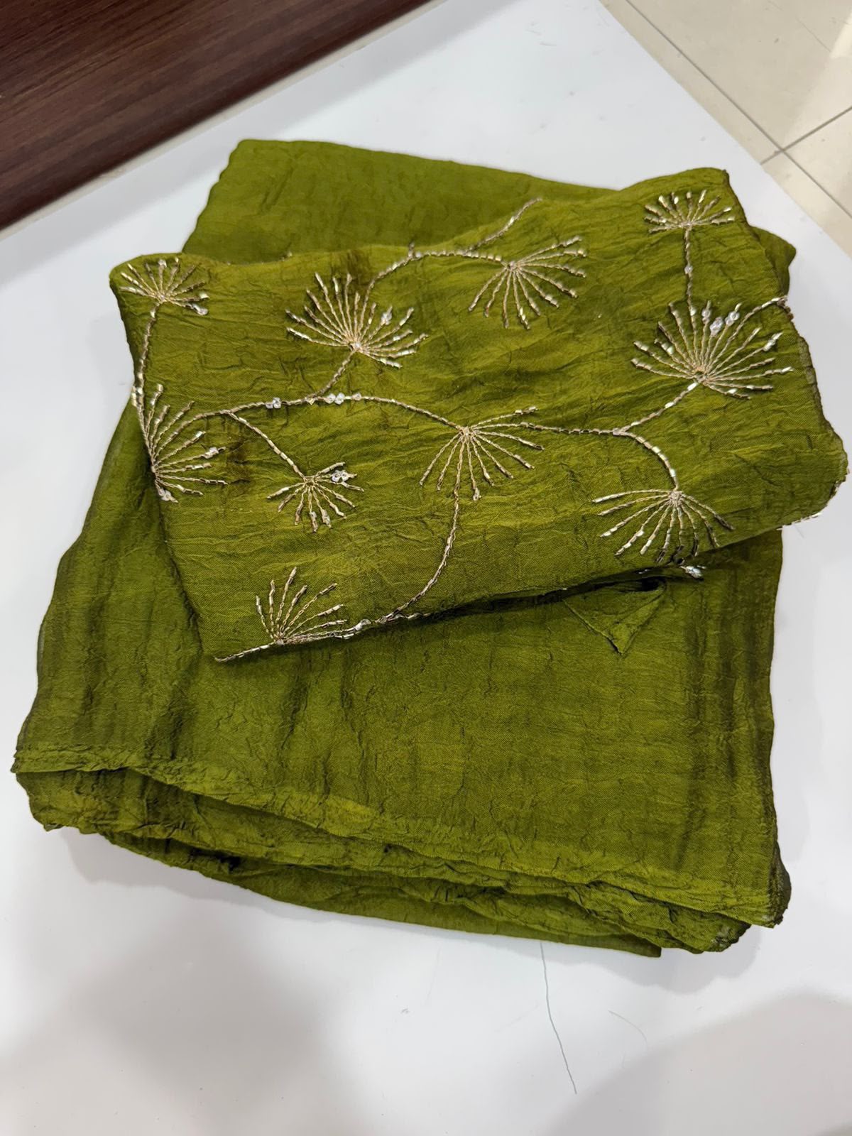 Rangoli Crush Saree