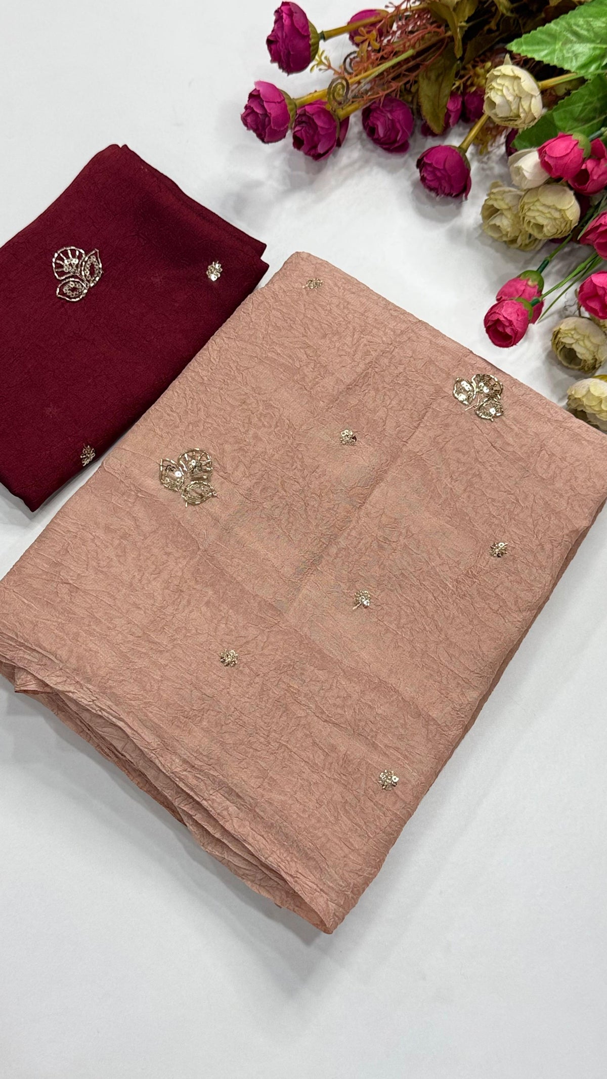 Light Crush Saree