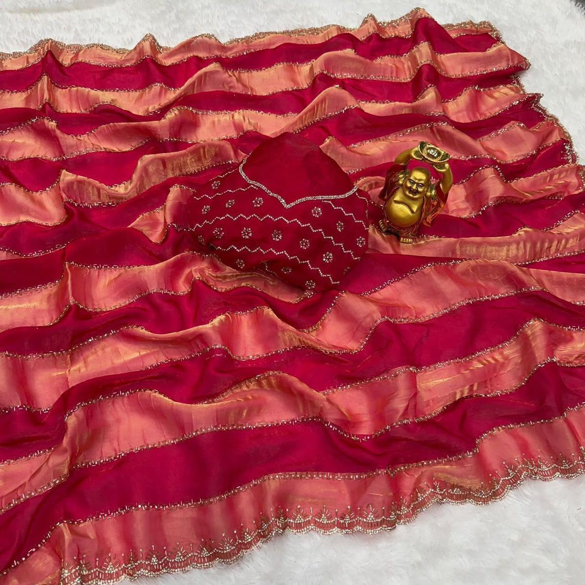 Double Colour Saree