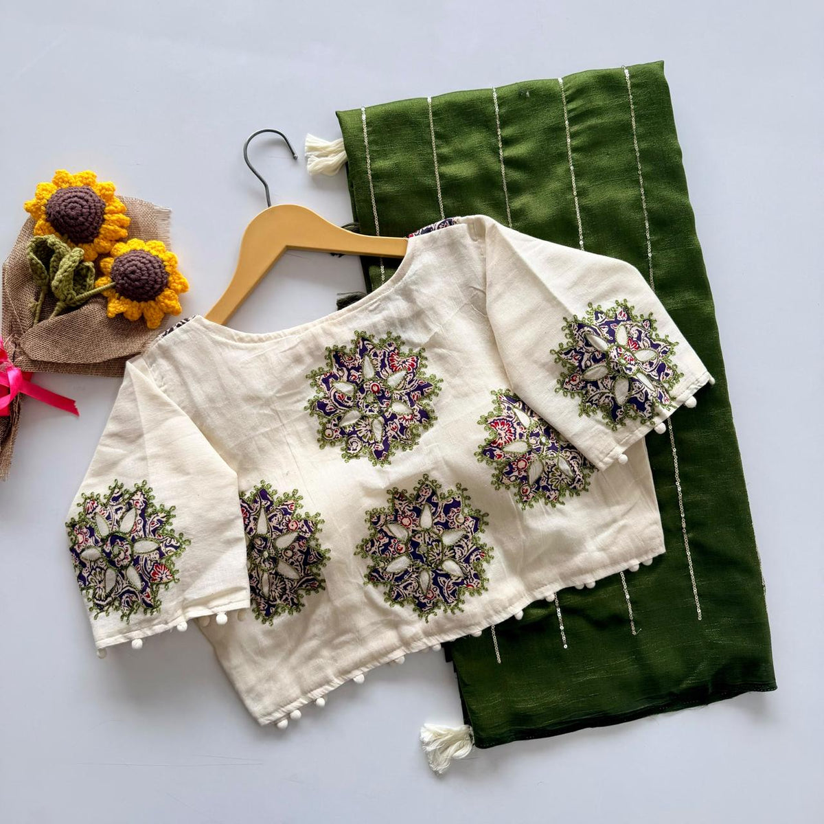 Soft mul silk saree