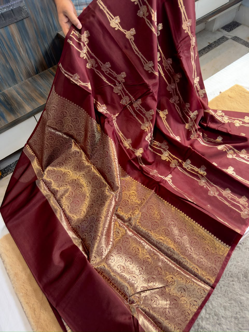 Chilli Red Saree