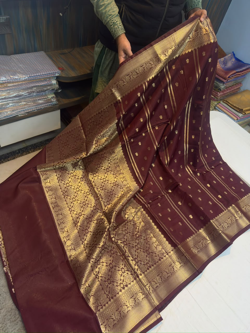 Chilli Red Saree
