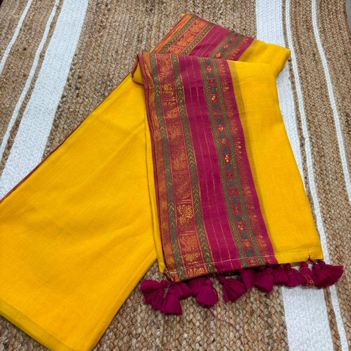 Mul Cotton Saree