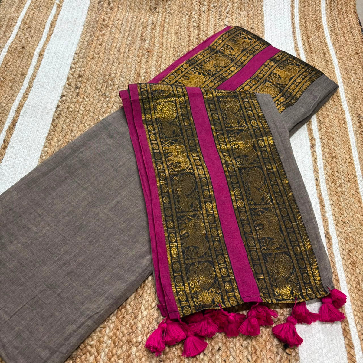 Mul Cotton Saree