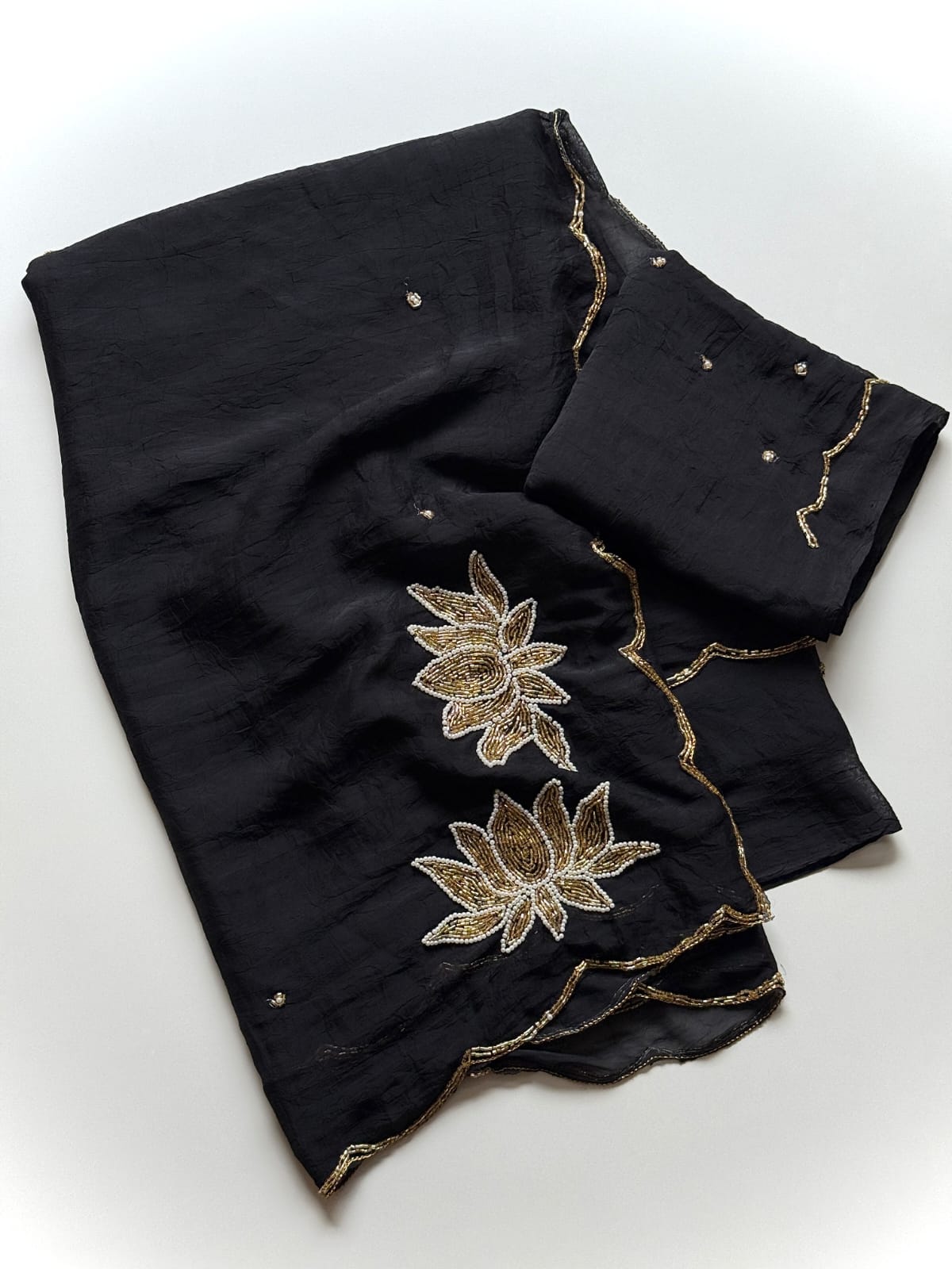 Floral Embroidered Saree