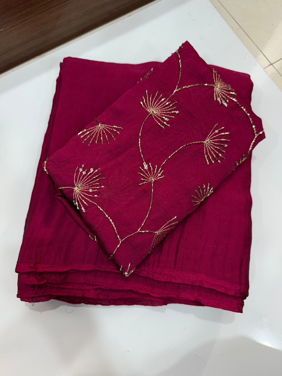 Rangoli Crush Saree
