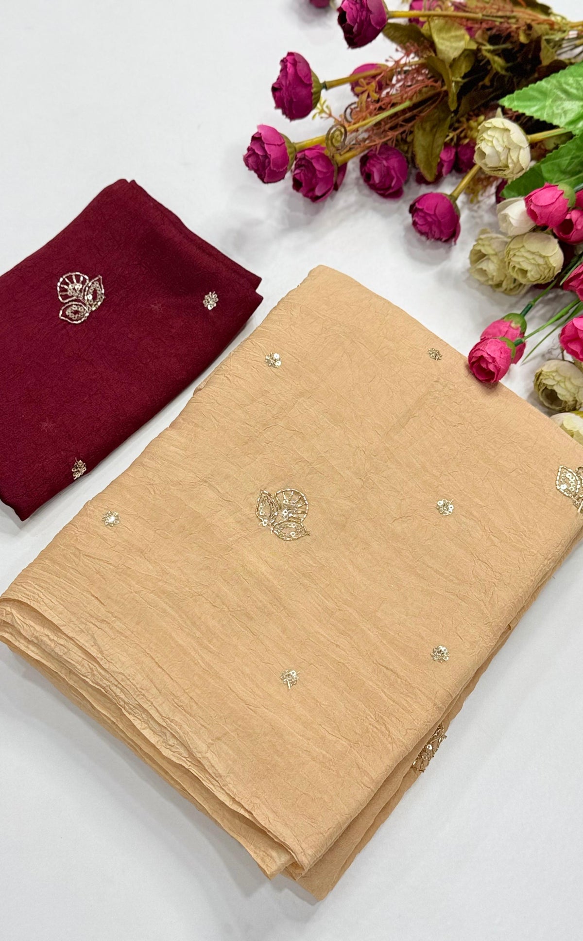 Light Crush Saree