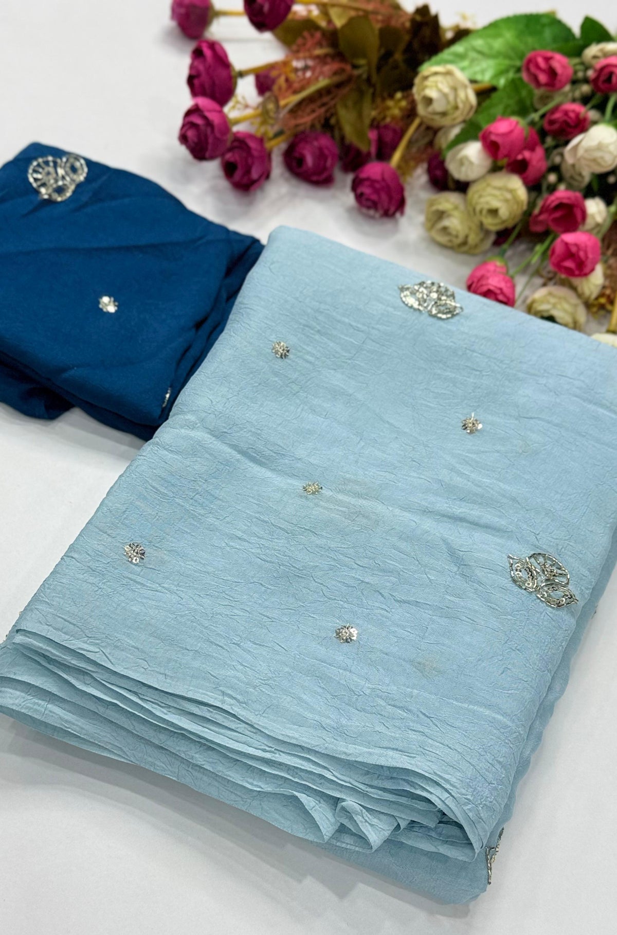 Light Crush Saree