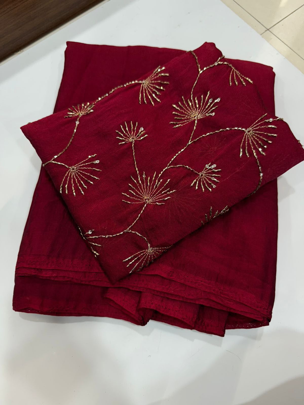 Rangoli Crush Saree