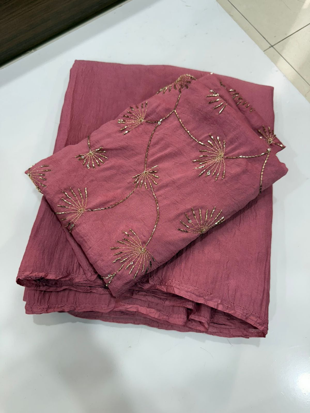 Rangoli Crush Saree