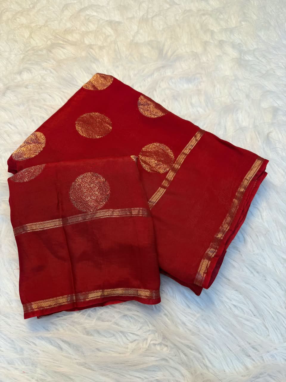 Choco & Chilli Colour  Saree