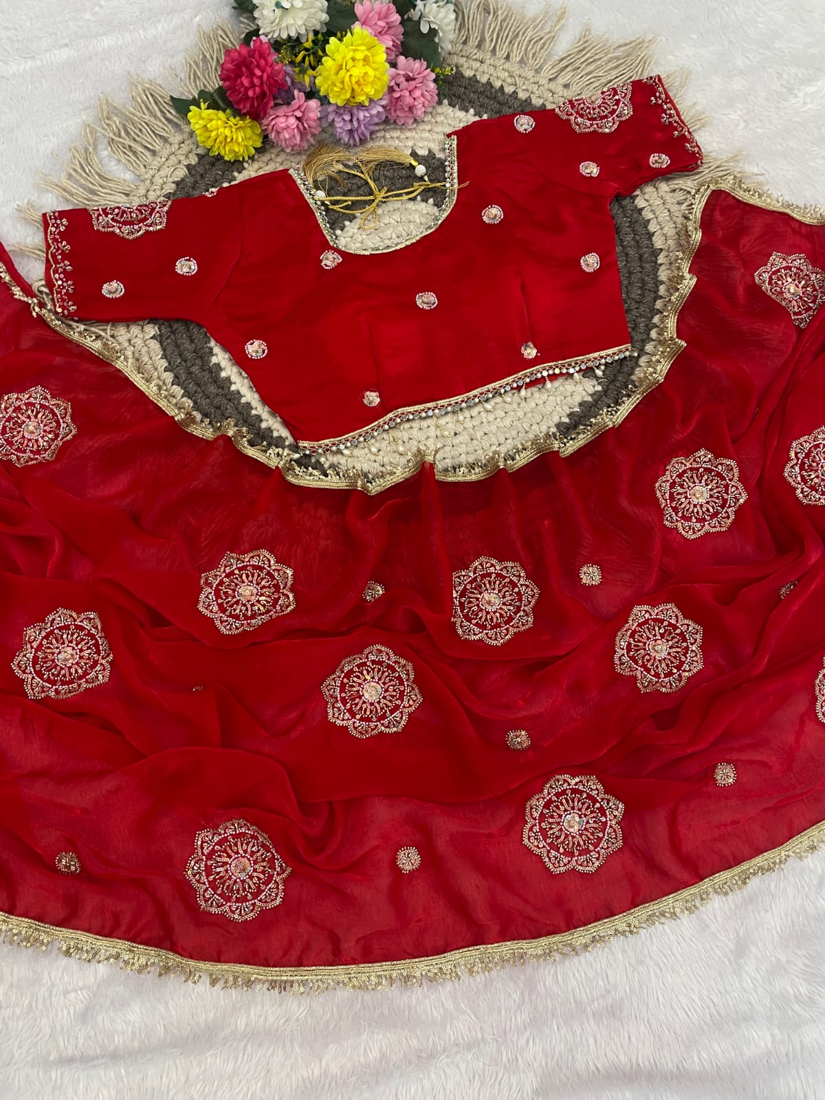 Embroided Saree