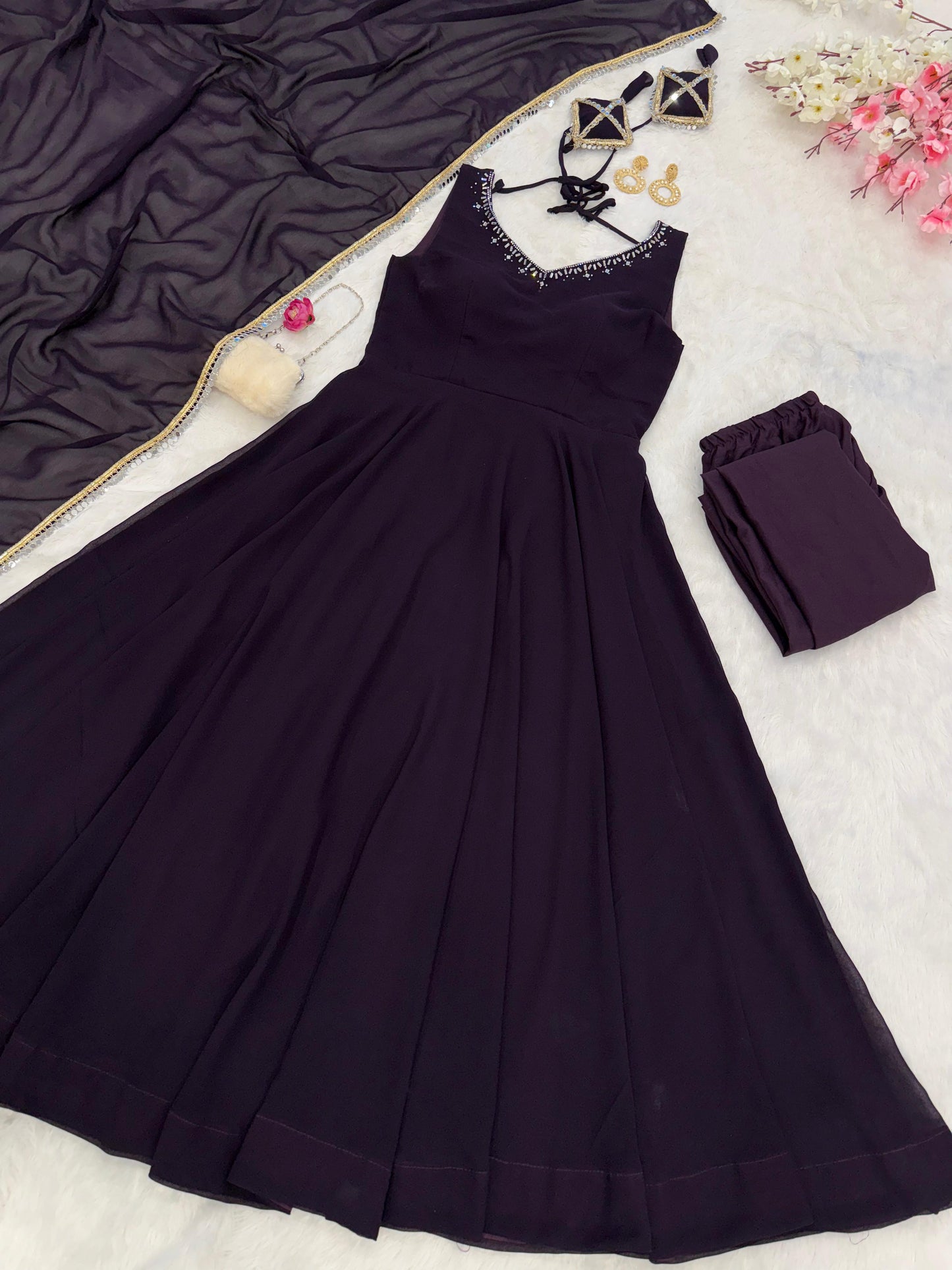 Georgette Anarkali Dress