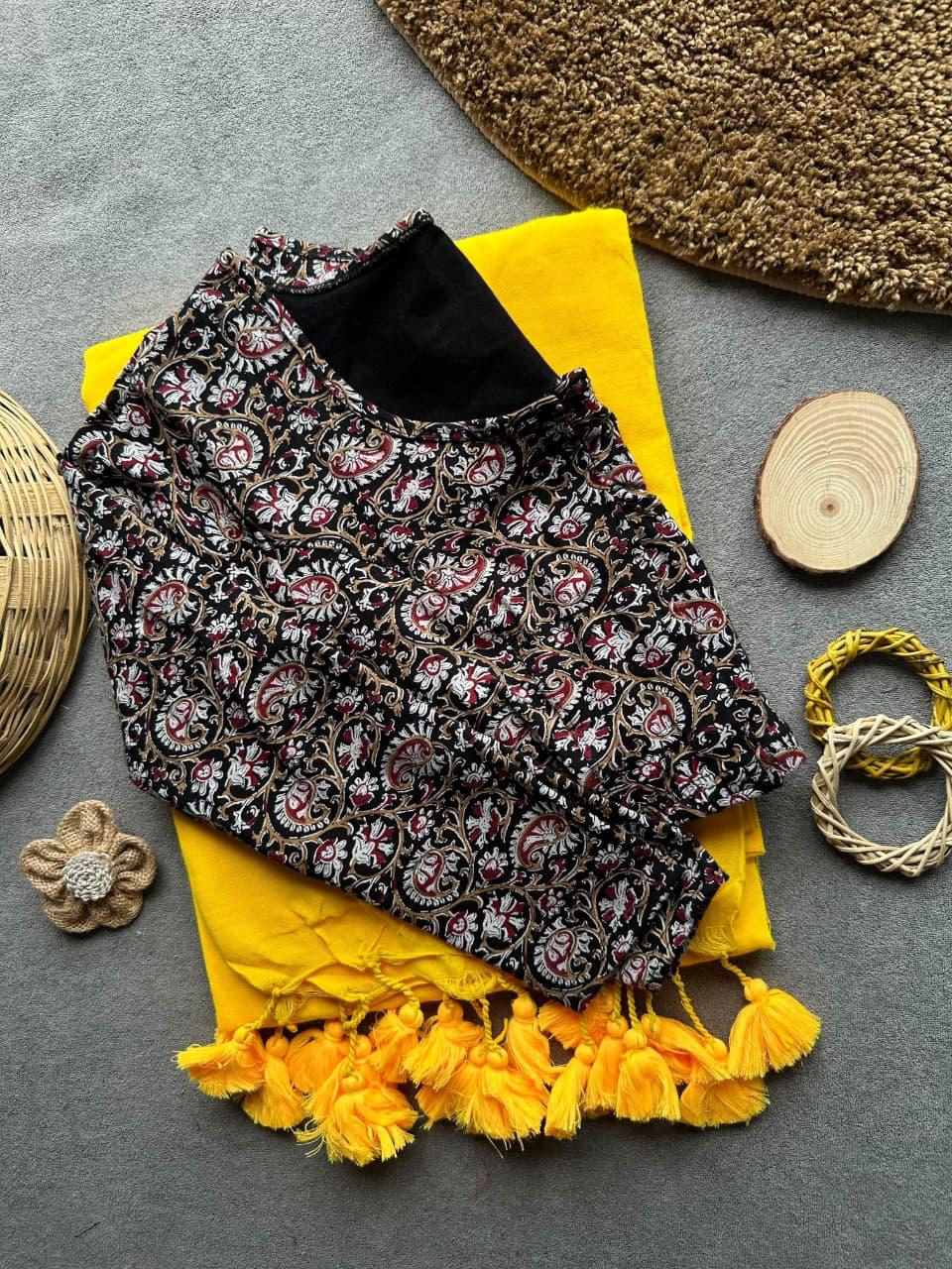Khadi Stretchable Saree & Blouse 1