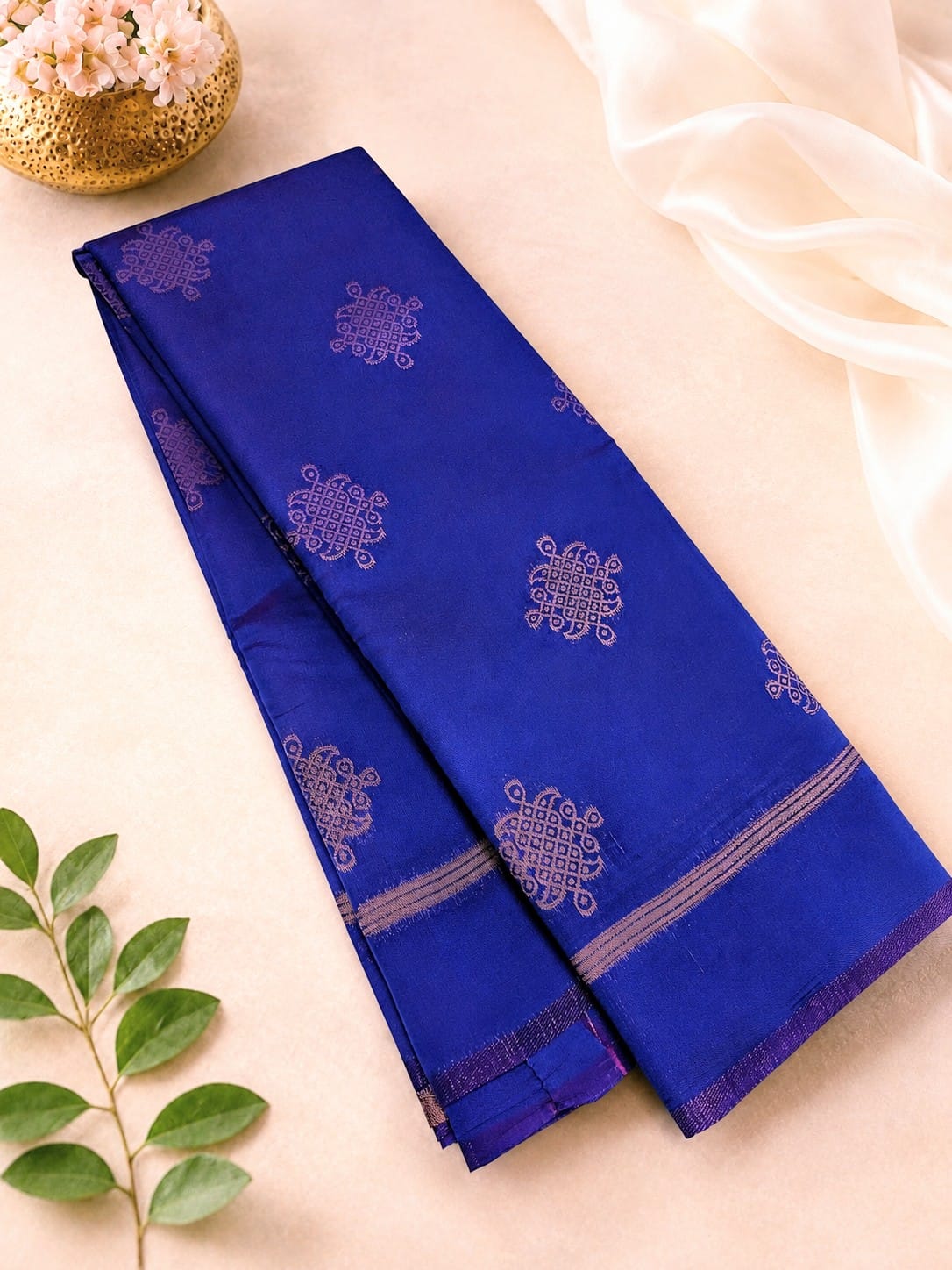 Kolam Art Silk Saree