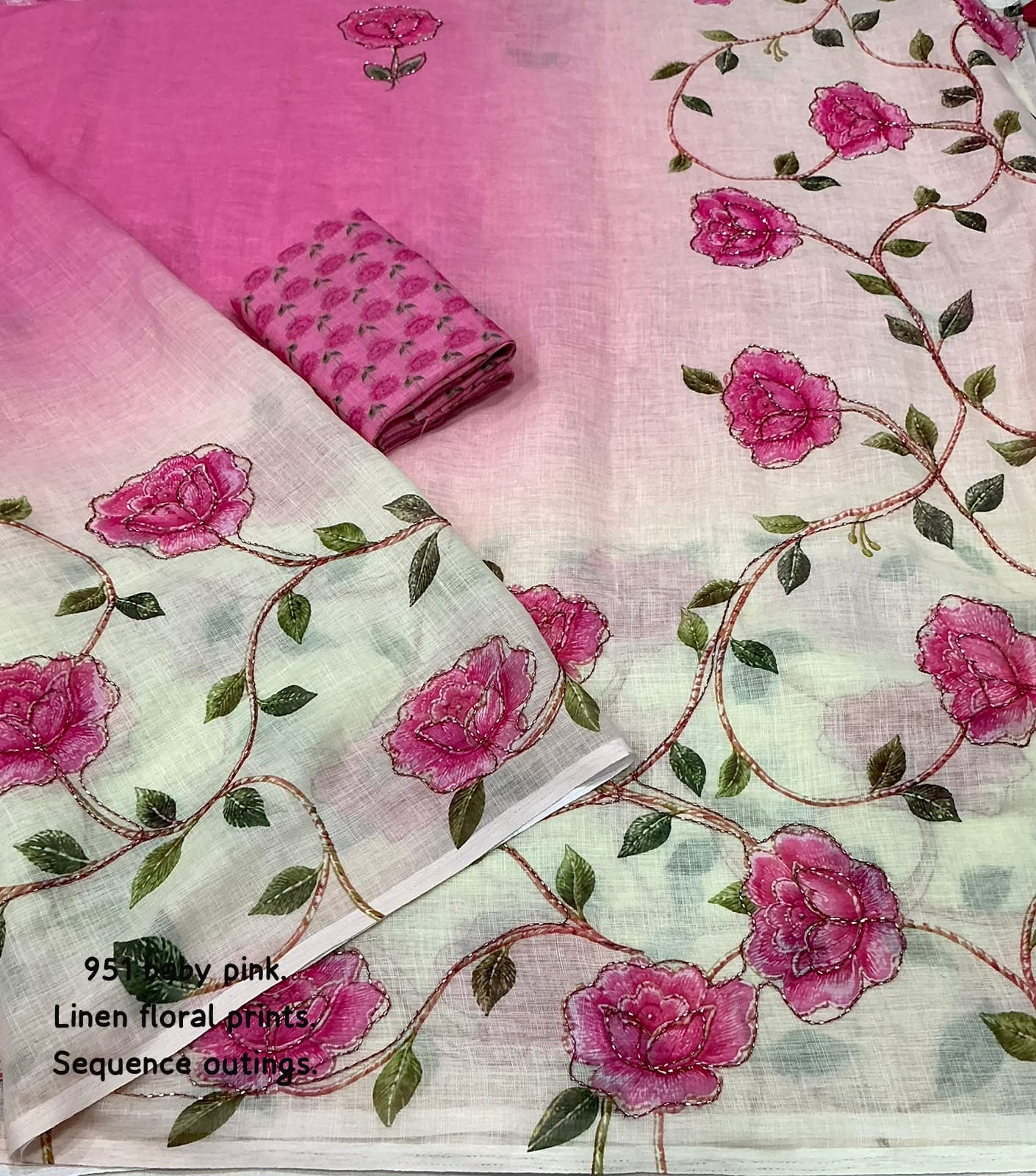 Soft Line Saree