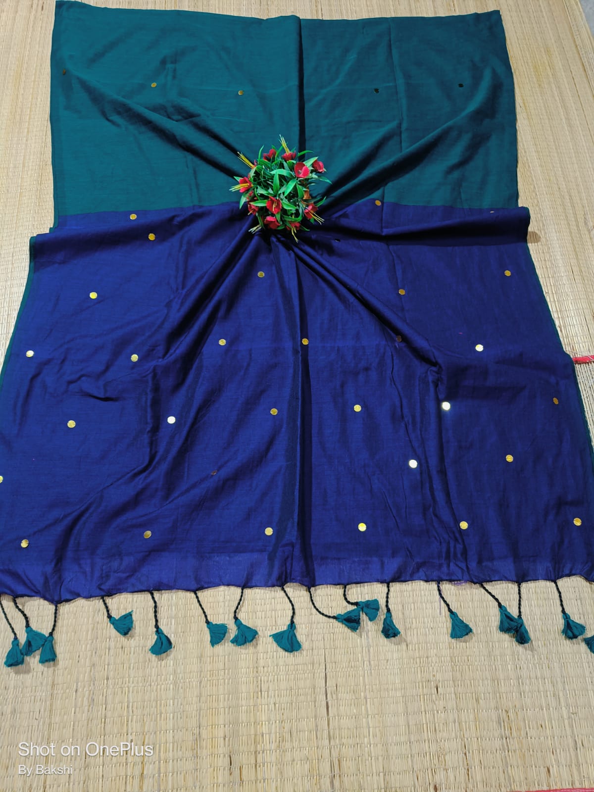 Elegant Cotton Contract Saree