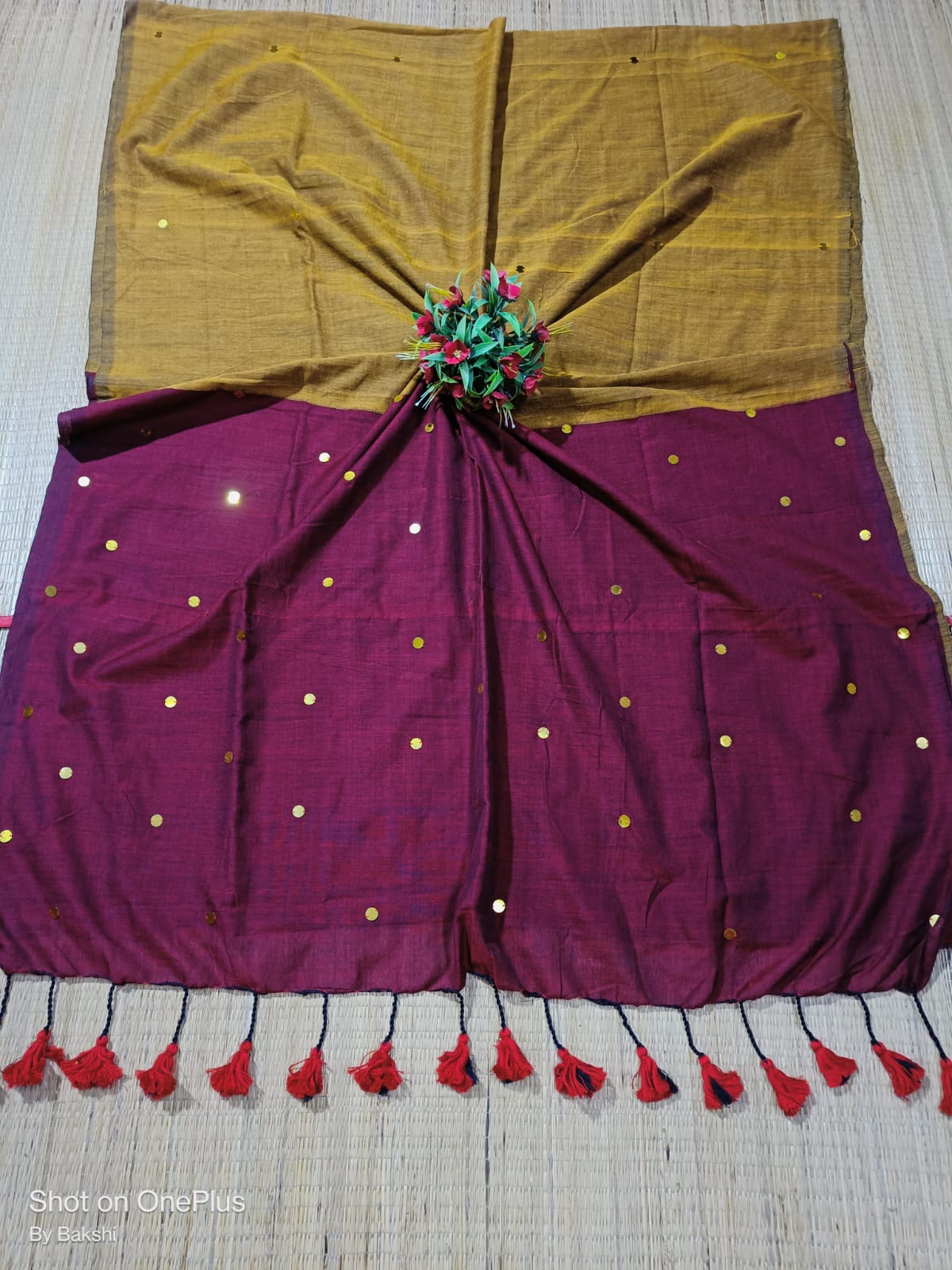 Elegant Cotton Contract Saree