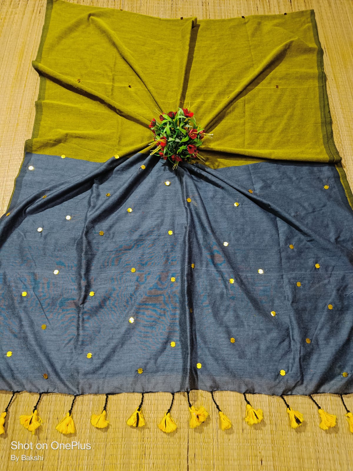 Elegant Cotton Contract Saree