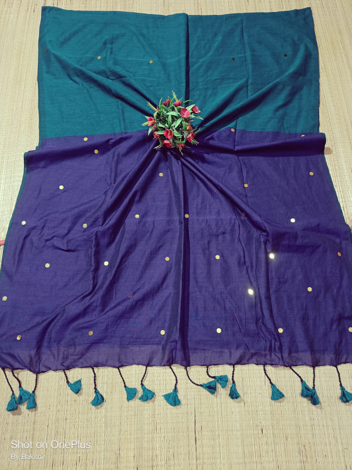 Elegant Cotton Contrast Saree 2