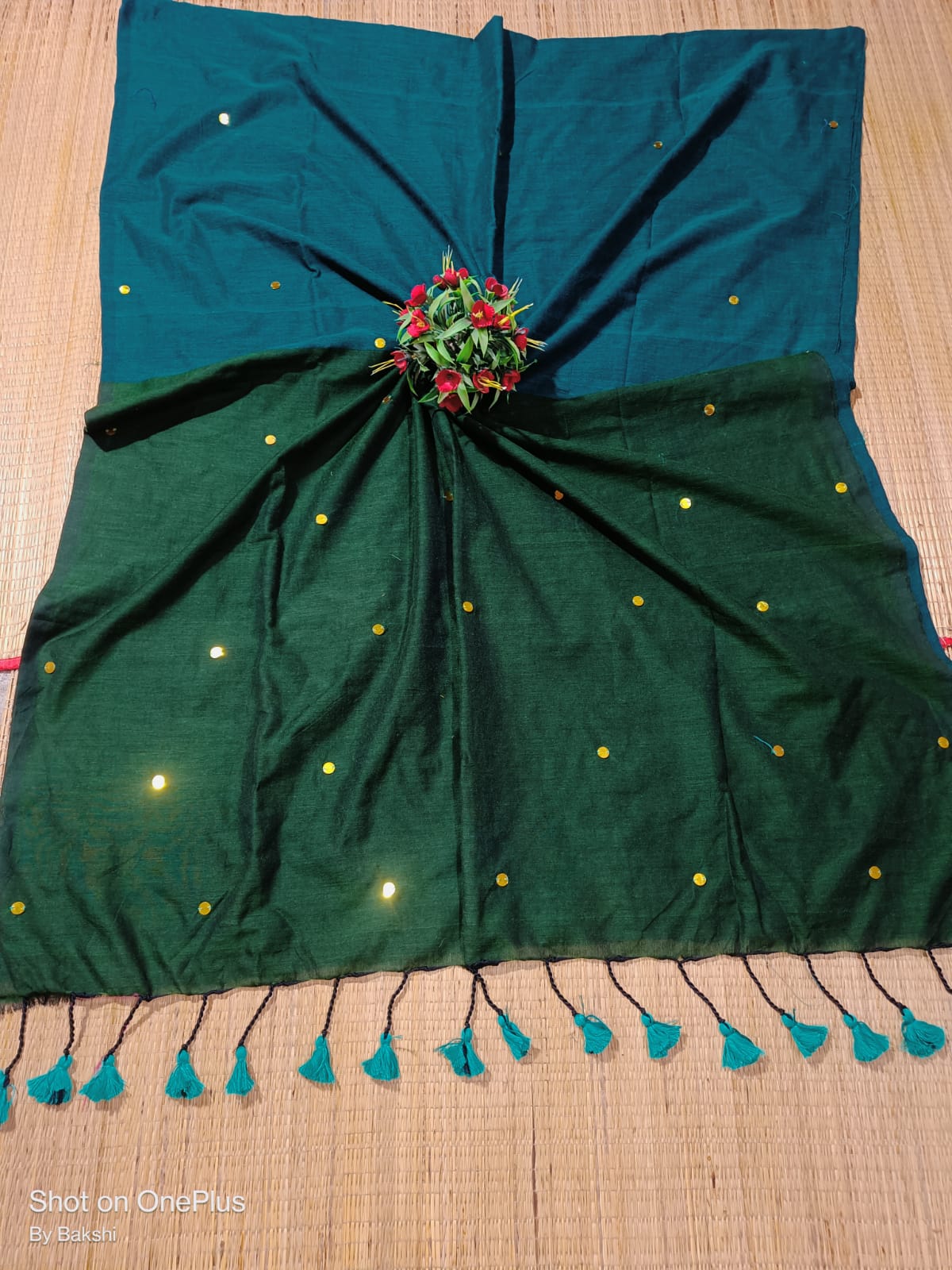 Elegant Cotton Contrast Saree 2