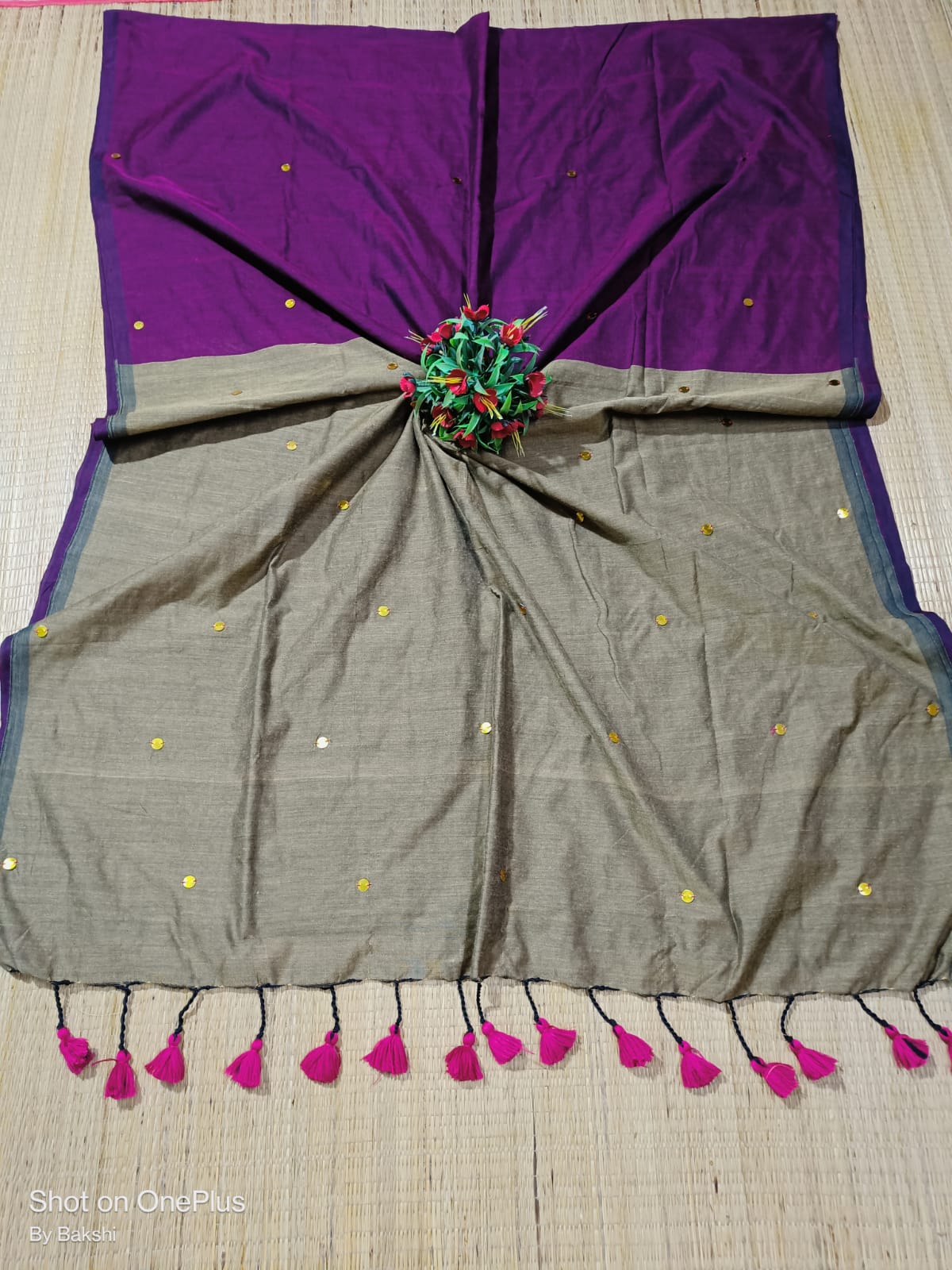 Elegant Cotton Contract Saree