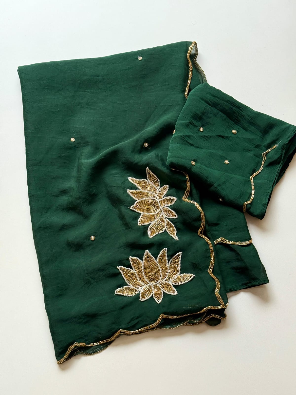 Floral Embroidered Saree
