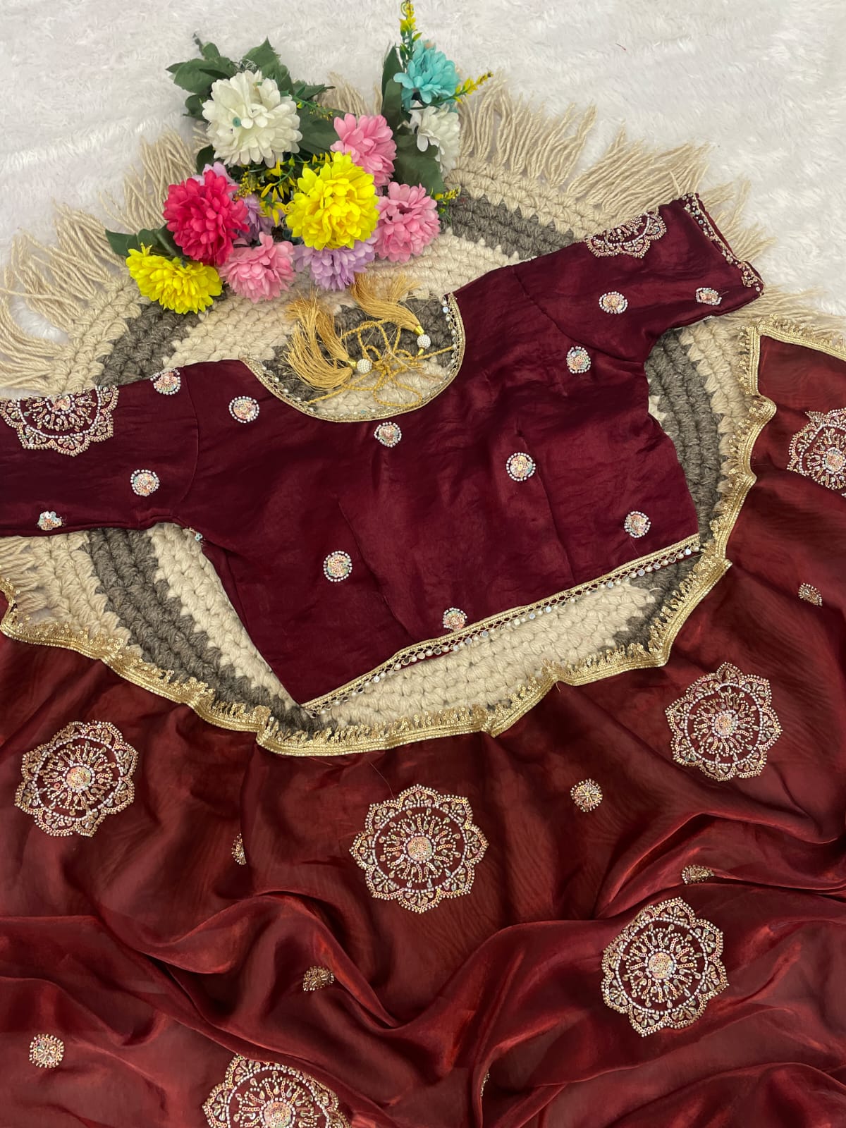Embroided Saree
