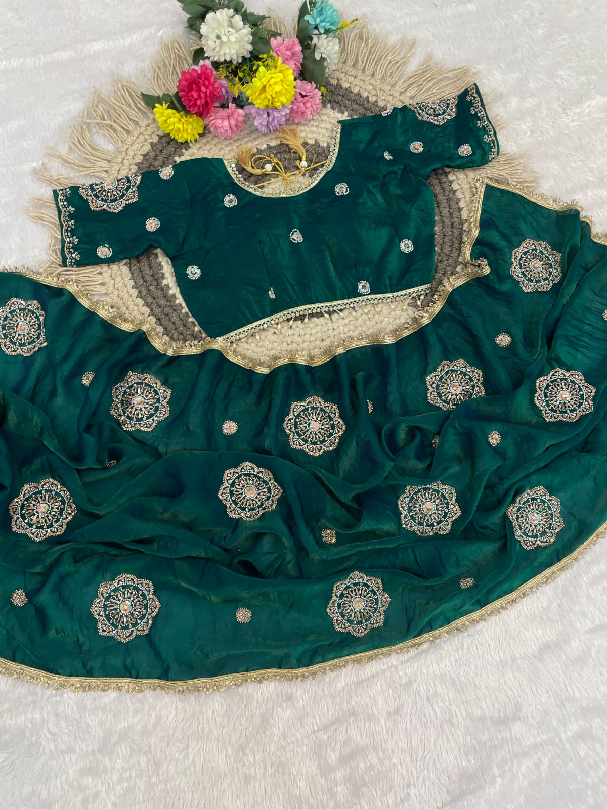 Embroided Saree