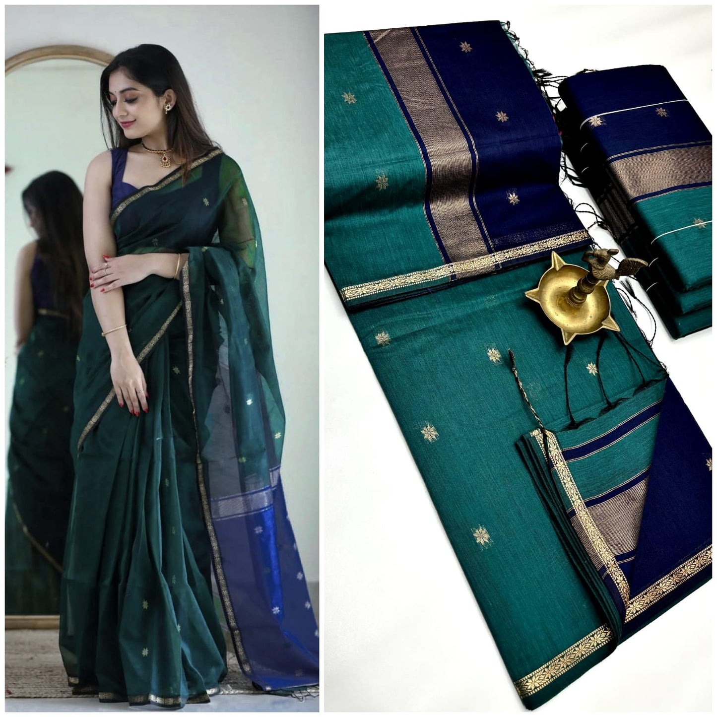 Maheshwari Silk Cotton Sarees