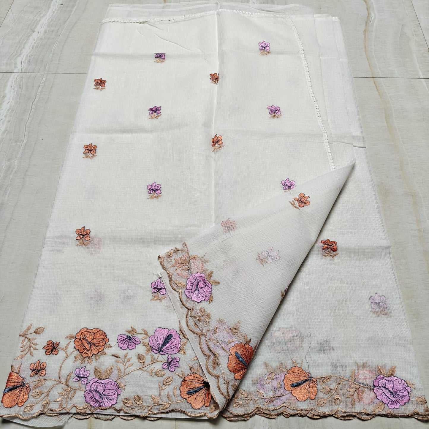 Embroidery Kota Saree