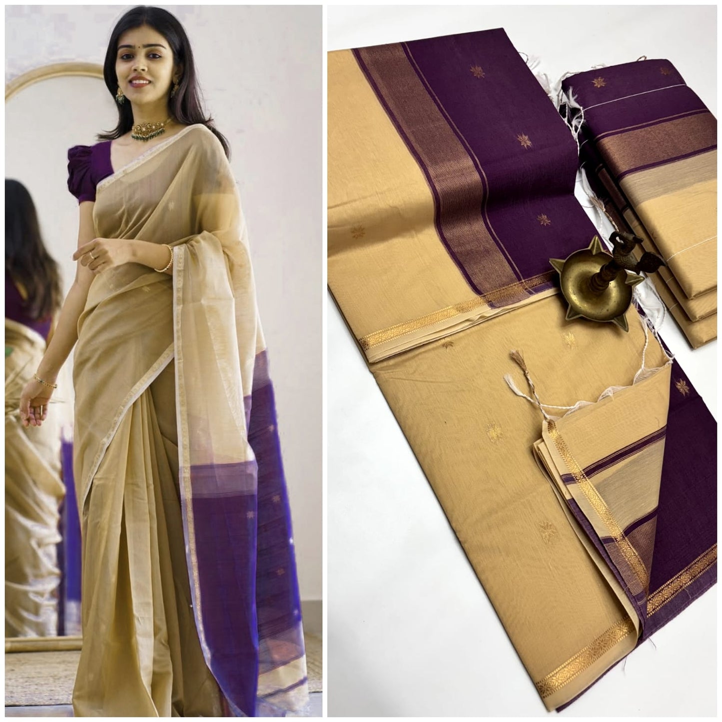 Maheshwari Silk Cotton Sarees