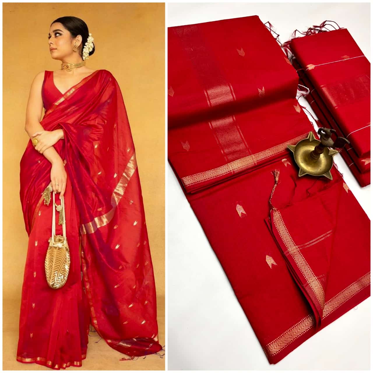 Maheshwari Silk Cotton Sarees