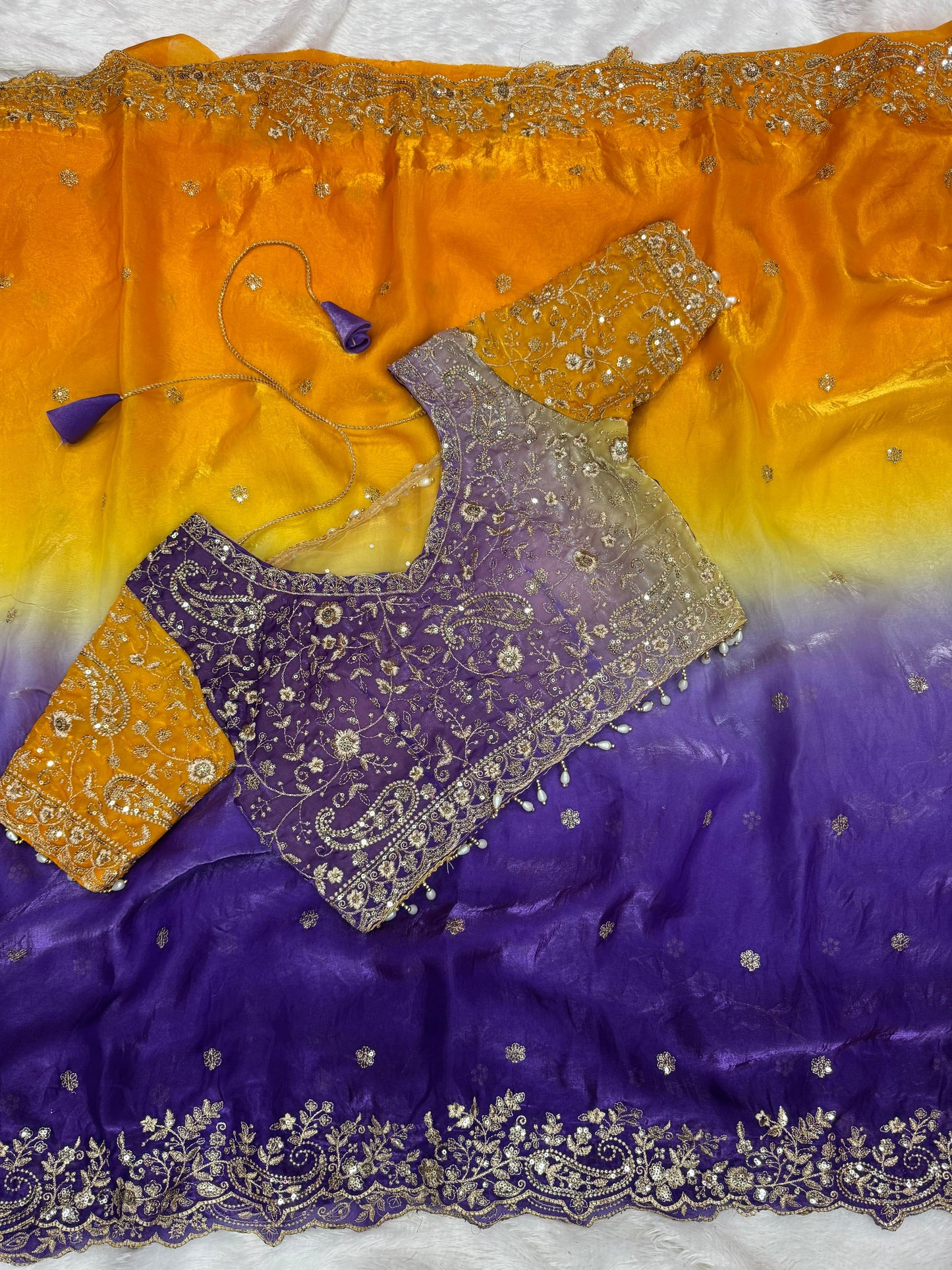 Colourful saree