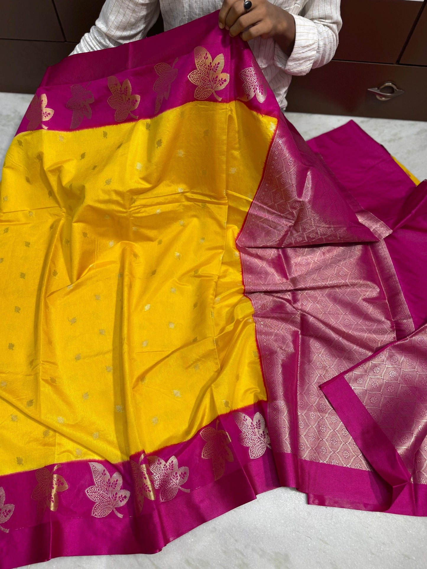 Banarasi Dybal Dupion Soft Silk Saree